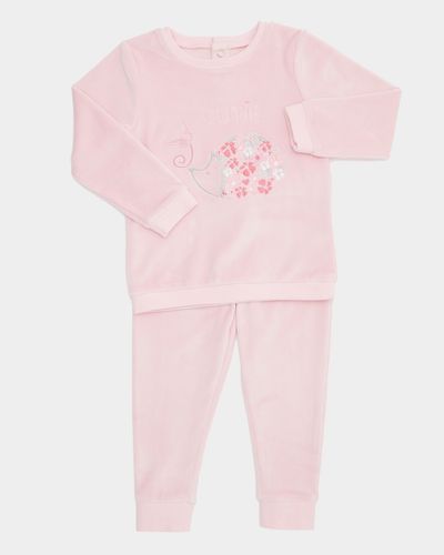 Velour two-piece set (Newborn-4 years)